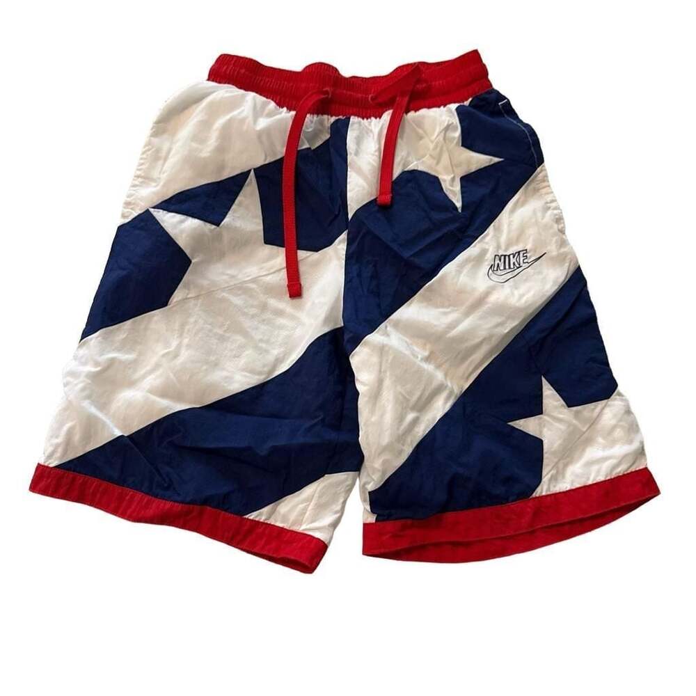 Nike Dri-Fit Throwback USA Stars and Stripes Basketball Shorts